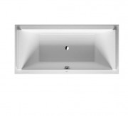 Ванна акриловая Duravit Starck tubs & showers 200х100 см прямоугольная белый 700341000000000