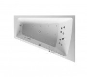 Ванна акриловая Duravit Paiova Combi-System E гидромассажная 170х130 см белый 760215000CE1000