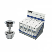 Набір донних клапанів для ванної GRB Valvuleria Small Clic-Clac 24 шт латунь хром 081113