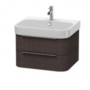 Тумба под раковину Duravit Happy D.2 подвесная 62,5х48 см ДСП темный дуб H2636407272