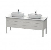 Тумба под раковину Duravit Luv напольная 173,3х57 см ДСП скандинавско белый шелковисто-матовый LU9567B3939