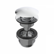 Донний клапан для раковини GRB Valvuleria Big Clic-Clac хром 081740