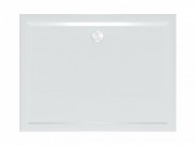 Душевой поддон Kolpa San Canary 100x80 см литой мрамор белый с акриловой панелью 534480