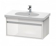 Тумба с раковиной Duravit Ketho 80х45,5 см ДСП белый глянцевый KT006302222