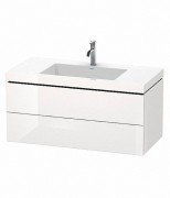 Тумба с раковиной Duravit L-Cube 100х48 см ДСП белый глянцевый LC6928O2222