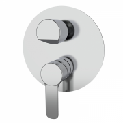 Змішувач для душа GRB Eco Prime прихованого монтажу одноважельний з перемикачем хром 15145150