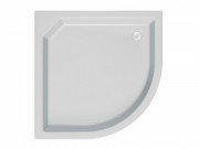 Душовий піддон чверть кола Kolpa San Blues 90x90 см акрил білий з тристоронньою панеллю 700690