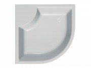Душовий піддон чверть кола Kolpa San Dixie 90x90 см акрил білий 790070