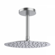 Верхний душ с потолка GRB Hidromasaje Slim с кронштейном нержавеющая сталь 05027312