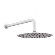 Верхній душ зі стіни GRB Hidromasaje Slim з кронштейном білий 05028101