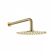 Верхній душ зі стіни GRB Hidromasaje Slim з кронштейном поліроване золото 05028501