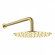Верхній душ зі стіни GRB Hidromasaje Slim з кронштейном матове золото 05028707