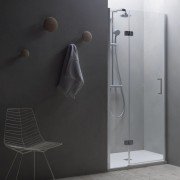 Душевая дверь Kolpa-San Atlas TV/S 90/K-L левая 90х200 см профиль хром/прозрачное стекло 560240