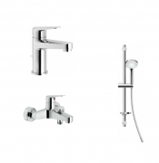 Комплект змішувачів Blues  для ванної 3 в 1 хром BS101111