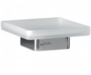 Мыльница для ванной Inda Lea настольная матовое стекло/хром A1811Z CR 21