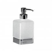 Дозатор для рідкого мила Inda Lea настільний матове скло/хром A1812Z CR 21