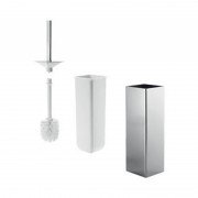 Ершик для унитаза Inda Lea подвесной/напольный хром AV114A CR