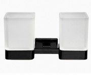 Набор стаканов Inda Lea подвесной матовое стекло/черный матовый A1810F NE 21