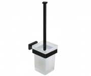 Йоржик для унітазу Inda Lea підвісний матове скло/чорний матовий A18140 NE 21