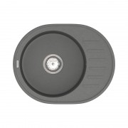 Мойка для кухни Vankor Lira 57х45 см кварц серый Lira LMO 02.57 Gray