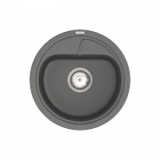 Мийка для кухні Vankor Polo Ø44 см кварц сірий Polo PMR 01.45 Gray