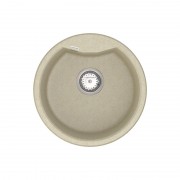 Мийка для кухні Vankor Vena Ø47,5 см кварц бежевий Vena VMR 01.48 Beige