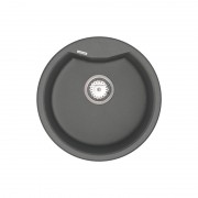 Мийка для кухні Vankor Vena Ø47,5 см кварц сірий Vena VMR 01.48 Gray
