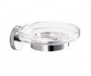 Мильниця для ванною Inda Gealuna підвісна прозоре скло/хром A10110 CR 03