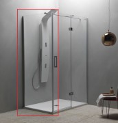 Стенка душевая Kolpa-San Atlas TSV 90/K 90х200 см профиль хром/прозрачное стекло 560370