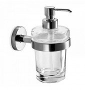 Дозатор для рідкого мила Inda Gealuna підвісний прозоре скло/хром A10120 CR 03