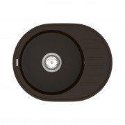 Мийка для кухні Vankor Lira 57х45 см кварц шоколад Lira LMO 02.57 Chocolate