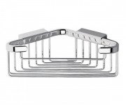 Поличка для ванної Inda Complementi кутова 17х17 см хром A0449H CR