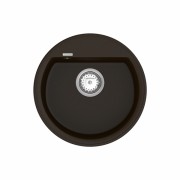 Мийка для кухні Vankor Easy Ø44,5 см кварц шоколад Easy EMR 01.45 Chocolate