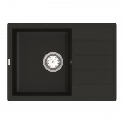 Мийка для кухні Vankor Easy 61х43,5 см кварц чорний Easy EMP 02.62 Black