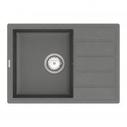 Мийка для кухні Vankor Easy 61х43,5 см кварц сірий Easy EMP 02.62 Gray