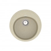 Мийка для кухні Vankor Sity Ø49,5 см кварц бежевий Sity SMR 01.50 Beige