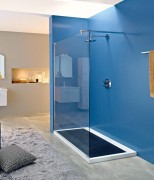 Стенка душевая Kolpa-San Corona TS OPEN 90х200 см профиль хром/прозрачное стекло 533990