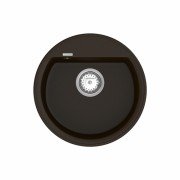Мийка для кухні Vankor Easy Ø44,5 см кварц шоколад Easy EMR 01.45 Chocolate