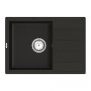 Мийка для кухні Vankor Easy 61х43,5 см кварц чорний Easy EMP 02.62 Black