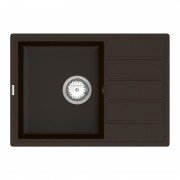Мийка для кухні Vankor Easy 61х43,5 см кварц шоколад Easy EMP 02.62 Chocolate