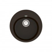 Мийка для кухні Vankor Sity Ø49,5 см кварц шоколад Sity SMR 01.50 Chocolate
