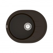 Мийка для кухні Vankor Sity 60,5х49 см кварц шоколад Sity SMO 02.61 Chocolate