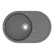 Мийка для кухні Vankor Sity 76,5х50 см кварц сірий Sity SMO 02.78 Gray