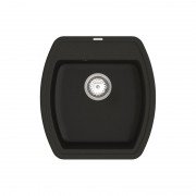 Мийка для кухні Vankor Norton 48х50,5 см кварц чорний Norton NMP 01.48 Black