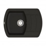 Мийка для кухні Vankor Norton 67х50 см кварц чорний Norton NMP 02.67 Black