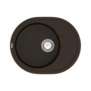 Мийка для кухні Vankor Sity 60,5х49 см кварц шоколад Sity SMO 02.61 Chocolate
