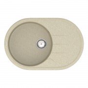 Мийка для кухні Vankor Sity 76,5х50 см кварц бежевий Sity SMO 02.78 Beige