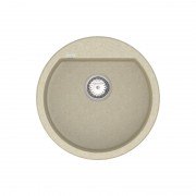 Мийка для кухні Vankor Tera Ø50,5 см кварц бежевий Tera TMR 01.50 Beige