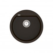 Мийка для кухні Vankor Tera Ø50,5 см кварц шоколад Tera TMR 01.50 Chocolate