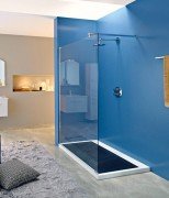 Стенка душевая Kolpa-San Corona TS OPEN 100 R 100х200 см правая профиль хром/прозрачное стекло 500960